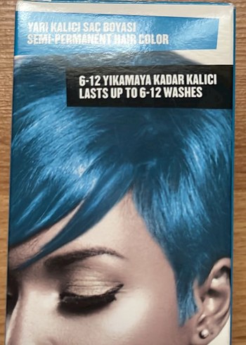 Color Rebel London Yarı Kalıcı Saç Boyası Mavi - Görsel 5