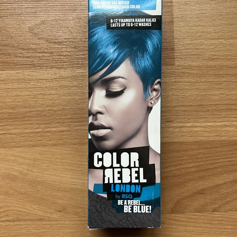 Color Rebel London Yarı Kalıcı Saç Boyası Mavi - Görsel 4