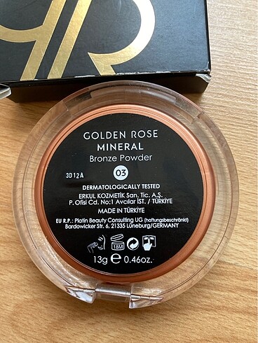  Beden Renk Golden Rose Mineral Bronzer 03