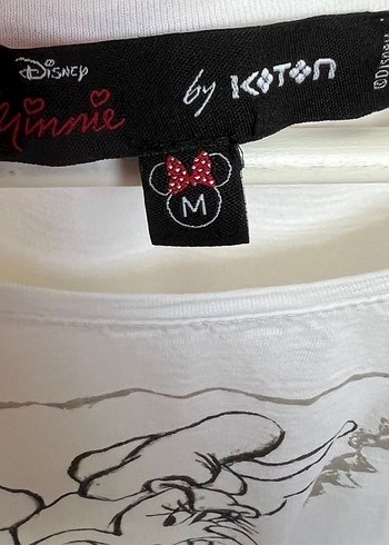 Beyaz Baskılı Tişört - Görsel 3