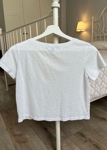 Beyaz Baskılı Tişört - Görsel 2