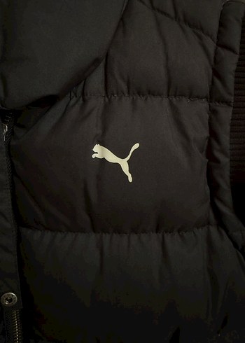 Siyah Düğmeli Kadın Şişme Yelek - Görsel 4