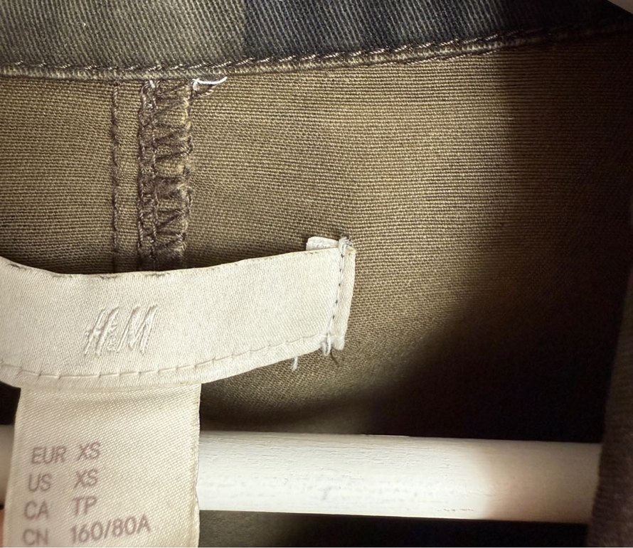 Kadın Kamuflaj Desenli Düğmeli Ceket - Görsel 3