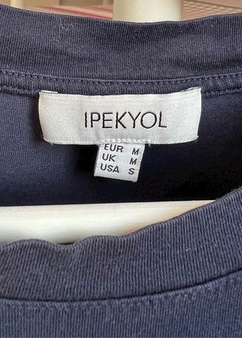 Mavi Pamuklu Kadın Tişört - Görsel 2