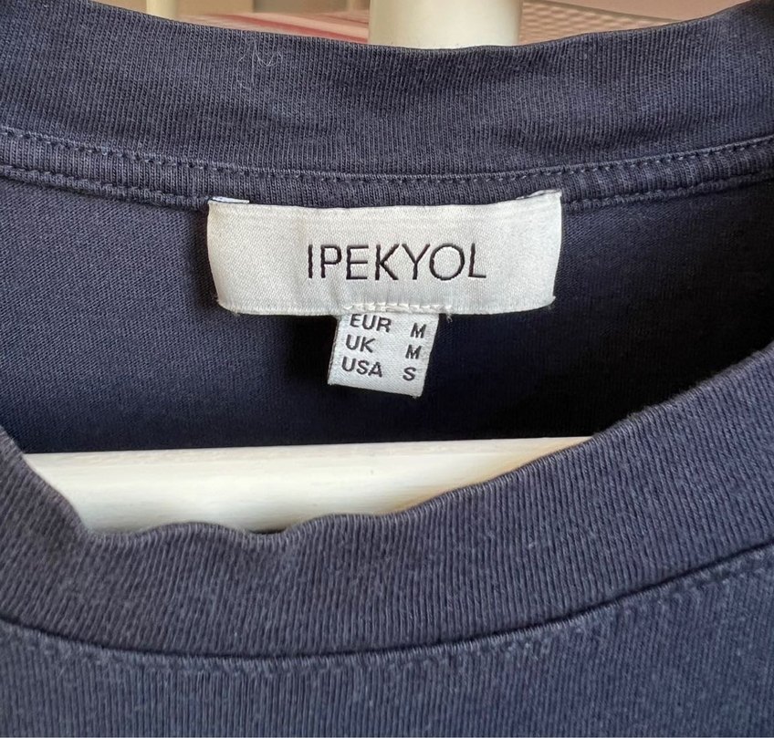 Mavi Pamuklu Kadın Tişört - Görsel 2