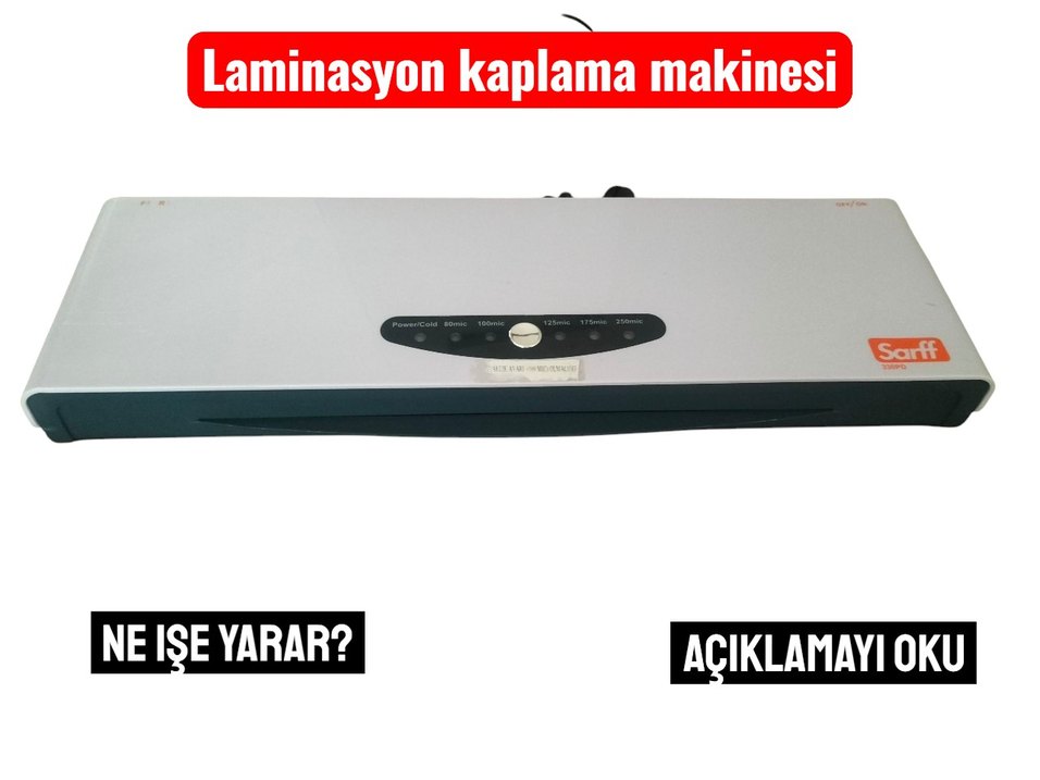 Laminasyon Makinesi Sarff - Görsel 3