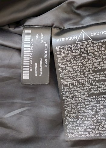 Zara Siyah Deri Kadın Biker Ceket - Görsel 4