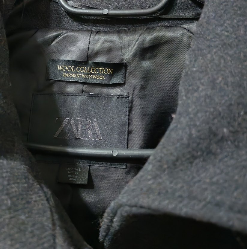 ZARA Yünlü Kadın Kaban - Görsel 3