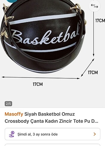 Beden Basketbol topu çanta
