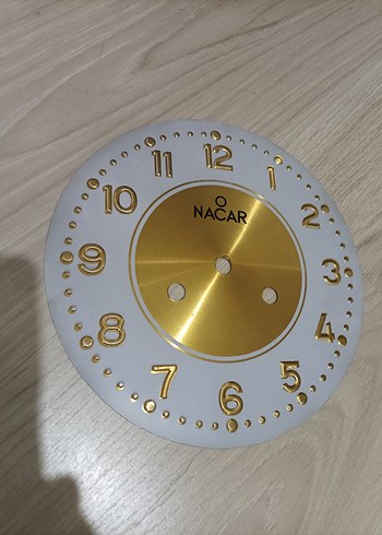 Nacar SARKAÇLI DUVAR SAATİ KADRANI(ALÜMİNYUM) 1 ADET