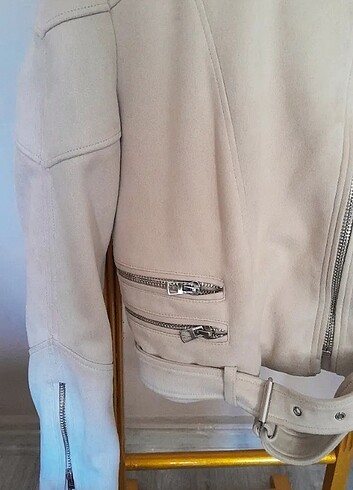 l Beden camel Renk Zara Güderi Nubuk Biker