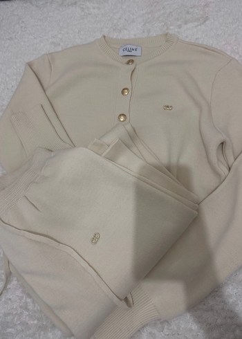 Celine krem takım - Görsel 2