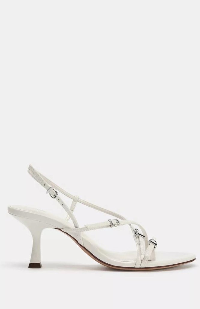 Zara Beyaz Topuklu ayakkabı - Görsel 2