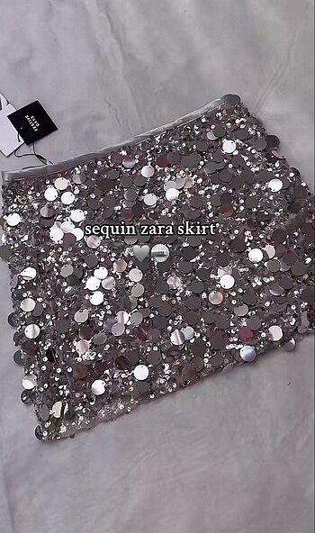 Zara Zara payetli etek