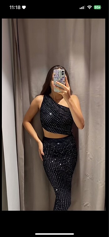 Zara Zara taşlı alt üst takım