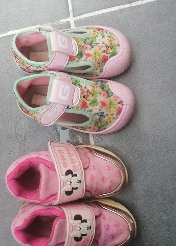 Kız Çocuk Pembe Minnie Mouse Spor Ayakkabı - Görsel 3