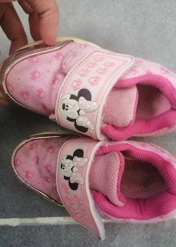 Kız Çocuk Pembe Minnie Mouse Spor Ayakkabı - Görsel 5