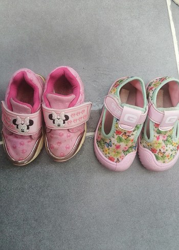 Kız Çocuk Pembe Minnie Mouse Spor Ayakkabı - Görsel 2