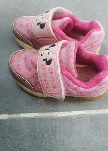 Kız Çocuk Pembe Minnie Mouse Spor Ayakkabı - Görsel 6