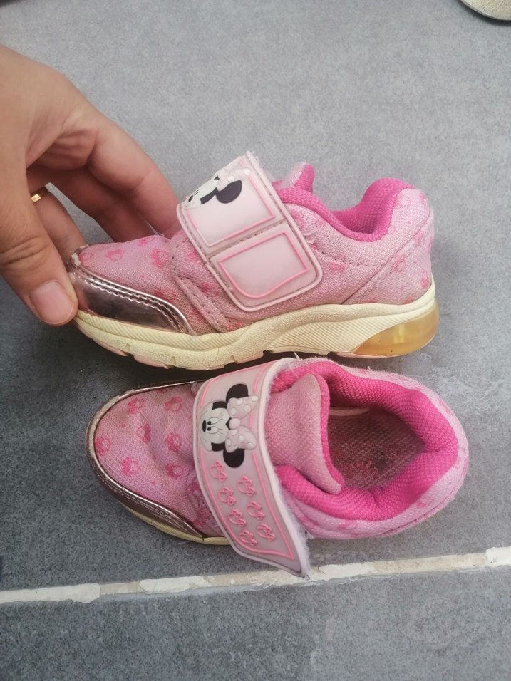 Kız Çocuk Pembe Minnie Mouse Spor Ayakkabı - Görsel 4