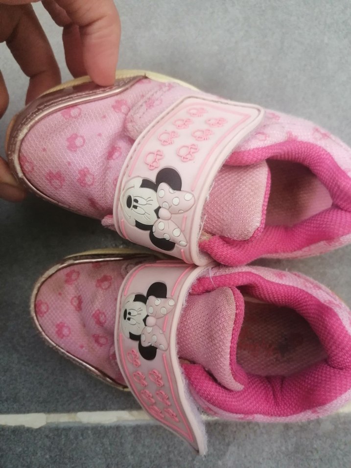 Kız Çocuk Pembe Minnie Mouse Spor Ayakkabı - Görsel 5
