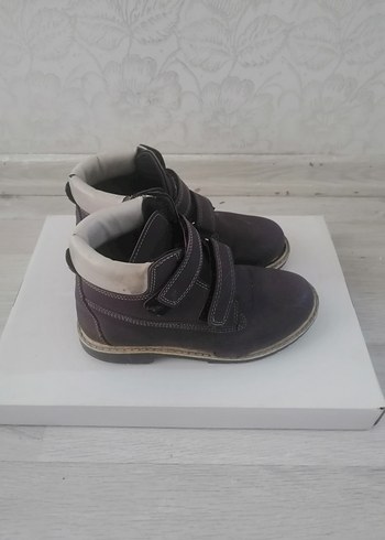 Mor Süet Erkek Çocuk Botu Cırtlı - Görsel 6