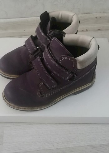 Mor Süet Erkek Çocuk Botu Cırtlı - Görsel 2