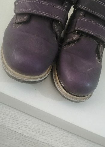 Mor Süet Erkek Çocuk Botu Cırtlı - Görsel 3