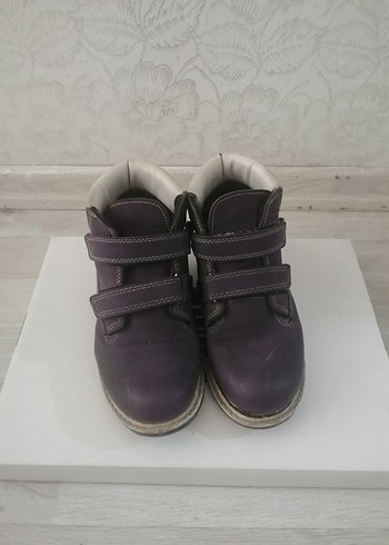 Mor Süet Erkek Çocuk Botu Cırtlı - Görsel 4