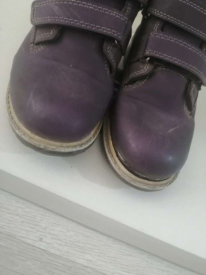 Mor Süet Erkek Çocuk Botu Cırtlı - Görsel 3