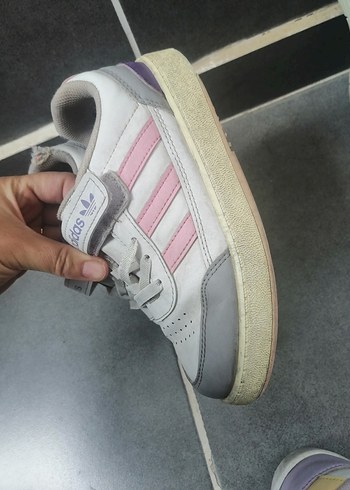 Kız Çocuk Pembe Çizgili Spor Ayakkabı - Görsel 3