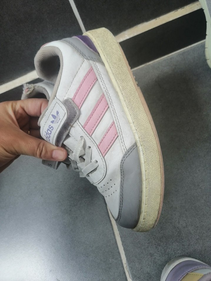 Kız Çocuk Pembe Çizgili Spor Ayakkabı - Görsel 3