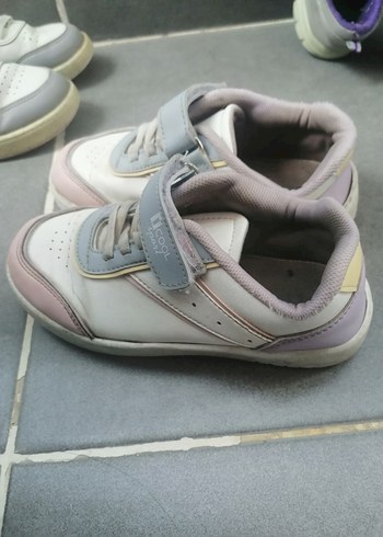 Kız Çocuk Pembe Cırt Cırtlı Sneakers - Görsel 7