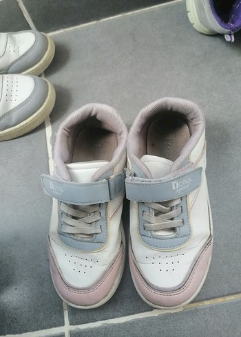 Kız Çocuk Pembe Cırt Cırtlı Sneakers - Görsel 6