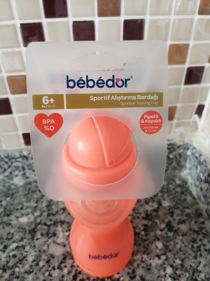 Bebedor 6+ Aylık Spor Suluk Pembe - Görsel 4