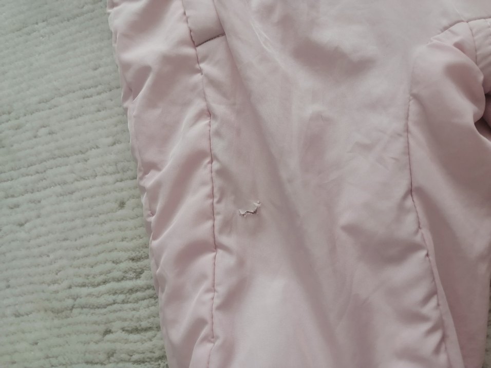 Pembe Kapüşonlu Bebek Kız Tulumu - Görsel 4