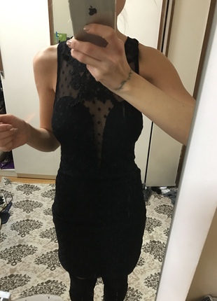 Bershka Mini siyah elbise