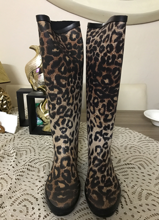 36 Beden Leopar yağmur çizmesi