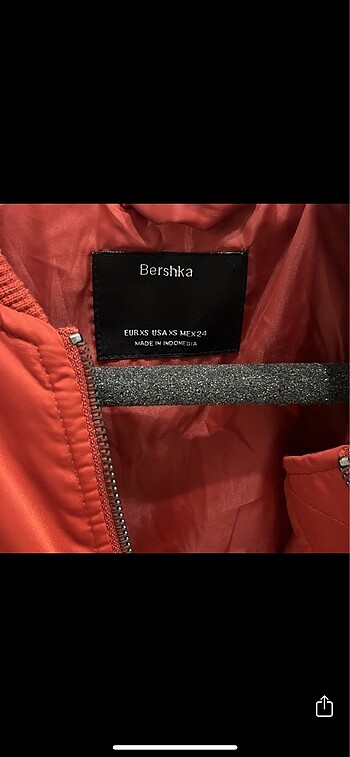 xs Beden Bershka Bomber Ceket