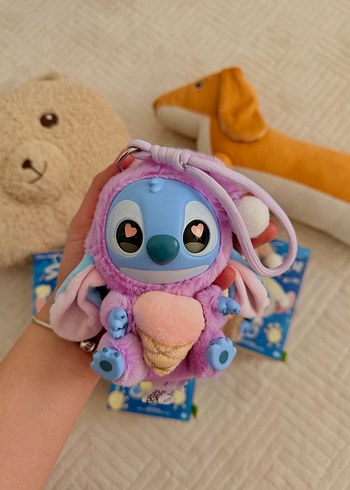 Labubu Stitch Peluş Anahtarlık Blind Box