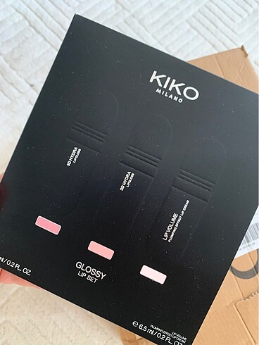 Beden çeşitli Renk Kiko Gloss Lip Set Glossy Lip Set