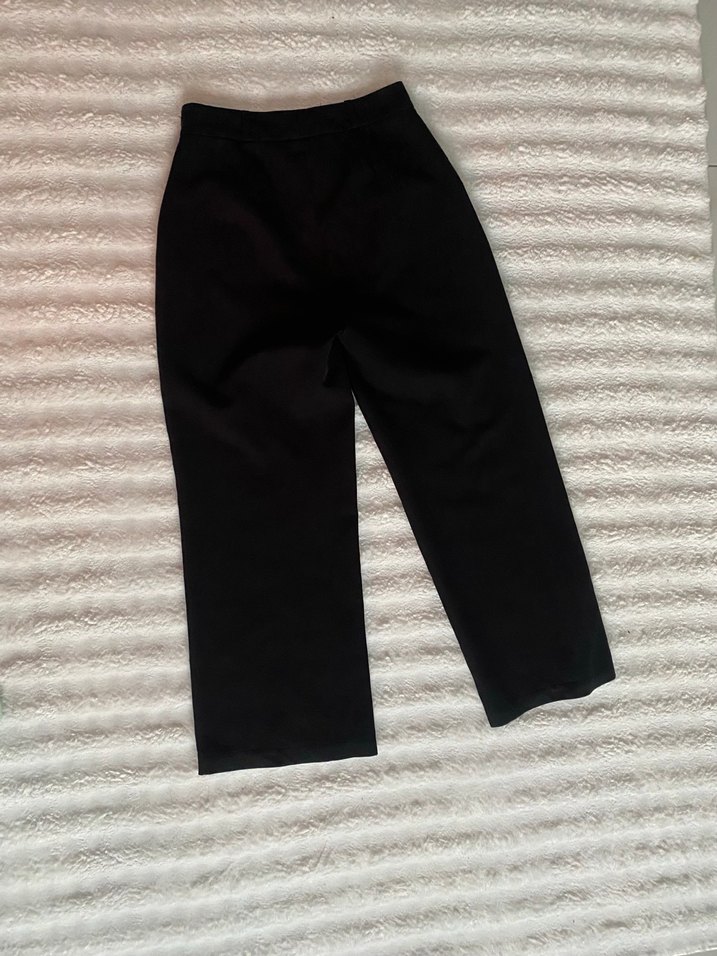 Kadın Siyah Kumaş Pantolon - Görsel 3