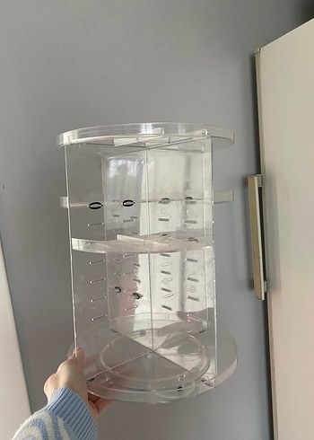 Beyaz Döner Makyaj Organizeri - Görsel 2