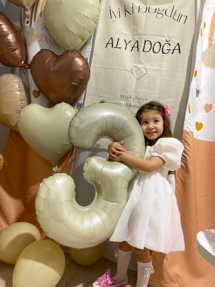 Beyaz Pastel Bebek Elbisesi - Görsel 2