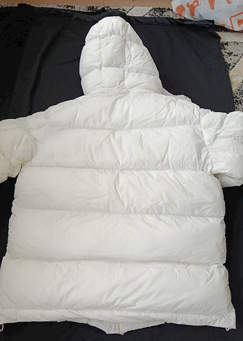 Beyaz Fermuarlı Erkek Kışlık Mont - Görsel 2