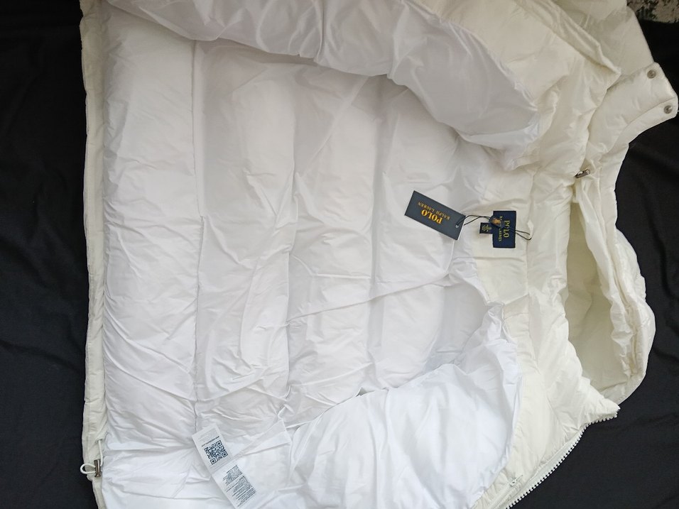 Beyaz Fermuarlı Erkek Kışlık Mont - Görsel 3