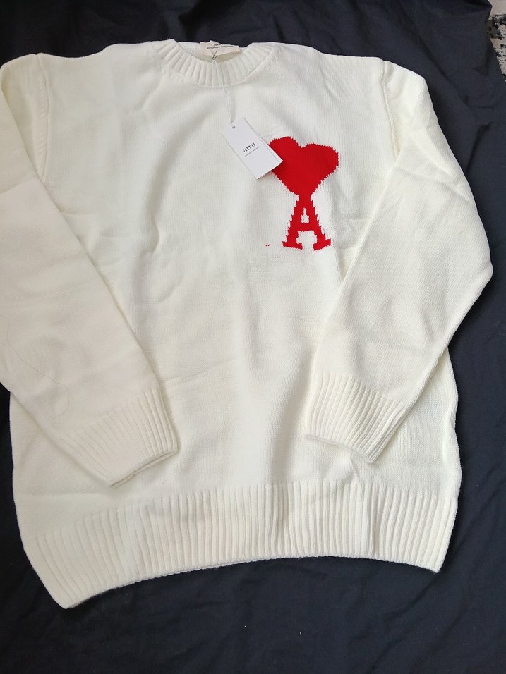 Erkek Örgü Beyaz Triko Kazak - Görsel 3