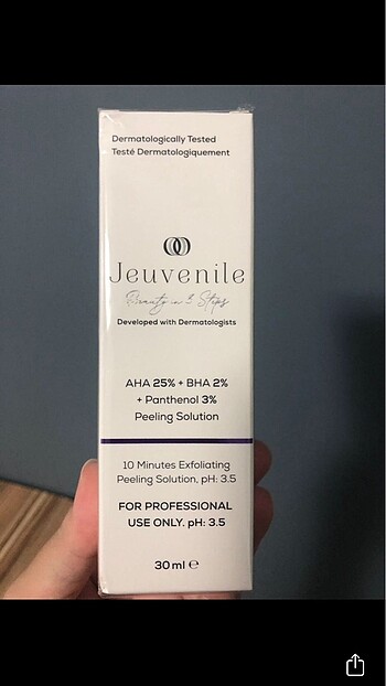 PUREST AHA BHA JEUVENİLE PEELİNG SERUM