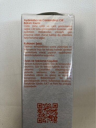 Beden C vitamini Nemlendirici krem 75 ml