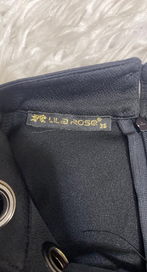 Siyah kuş gözü detaylı gotik  Mini Elbise - Görsel 4